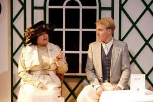 Molly Brown (Rosalind Blessed) & Quigg Baxter (Jamie Partridge)