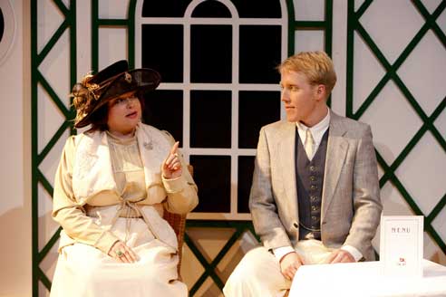 Molly Brown (Rosalind Blessed) & Quigg Baxter (Jamie Partridge)